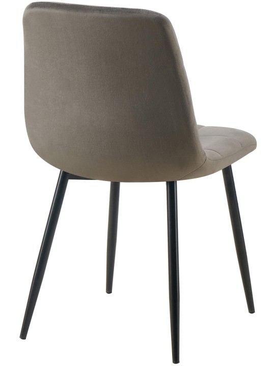 Sæt med 4 spisestuestole Antibes, antracit