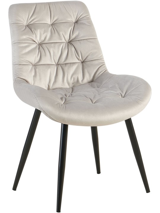 Rossford spisestuestol i fløjl, grå Rossford spisestuestol i fløjl, grå