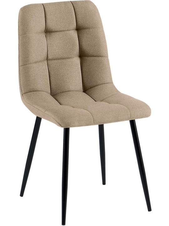 Spisestuestol Antibes stof, taupe Spisestuestol Antibes stof, taupe