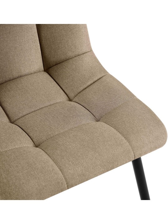 Spisestuestol Tilde stof, taupe