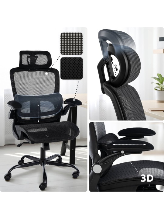 Kontorstol Kaylee, sort Kontorstol Kaylee, sort