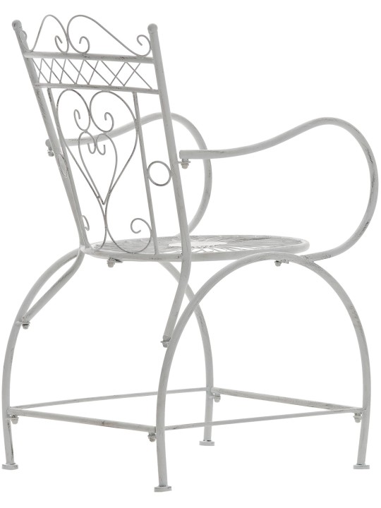 Stol Sheela, antik hvid