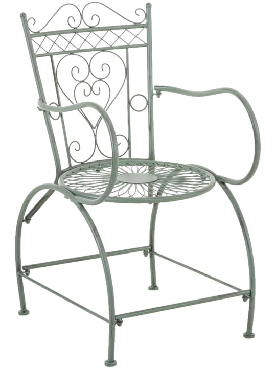 Stol Sheela, antik grøn