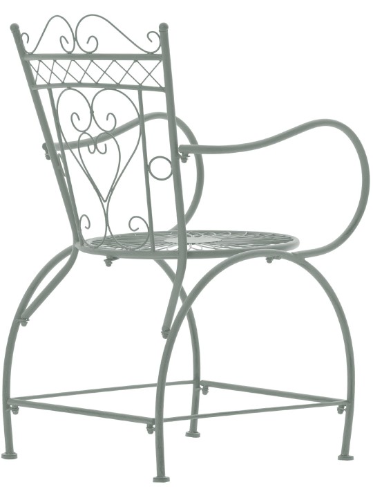 Stol Sheela, antik grøn