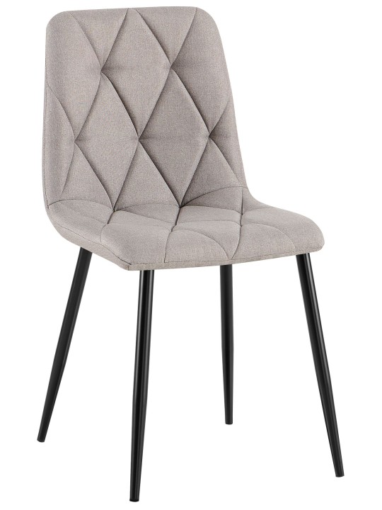 Spisestuestol Clairton stof, lysegrå Spisestuestol Clairton stof, lysegrå