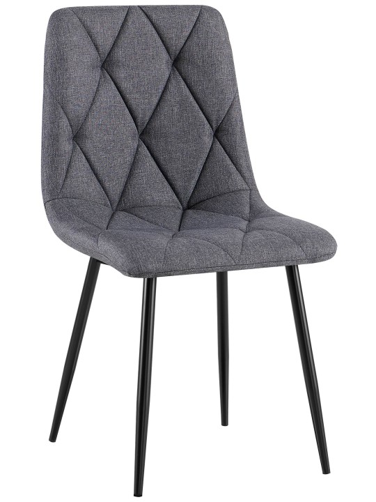 Spisestuestol Clairton stof, mørkegrå Spisestuestol Clairton stof, mørkegrå