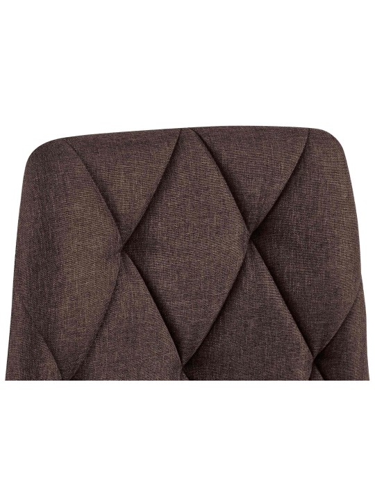 Spisestuestol Clairton stof, brun Spisestuestol Clairton stof, brun