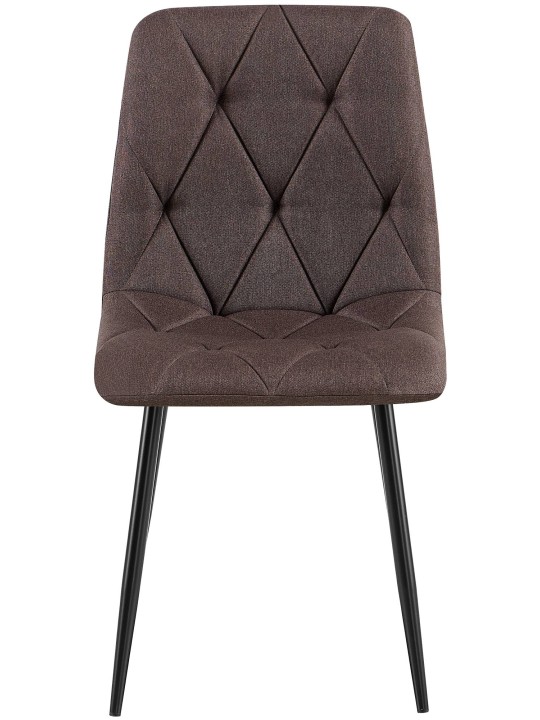 Spisestuestol Clairton stof, brun Spisestuestol Clairton stof, brun