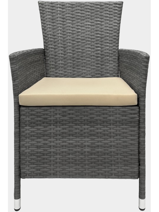 Fireda siddegruppe, gråmeleret Fireda siddegruppe, gråmeleret