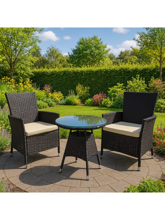 Fireda siddegruppe, mørkebrun