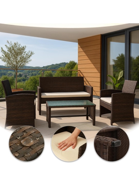 Toruba siddegruppe, brun Toruba siddegruppe, brun