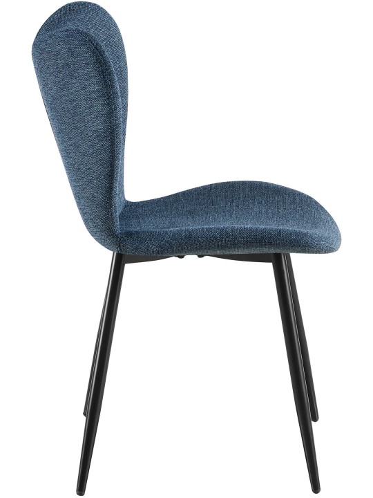 Spisestuestol Maika stof, blå
