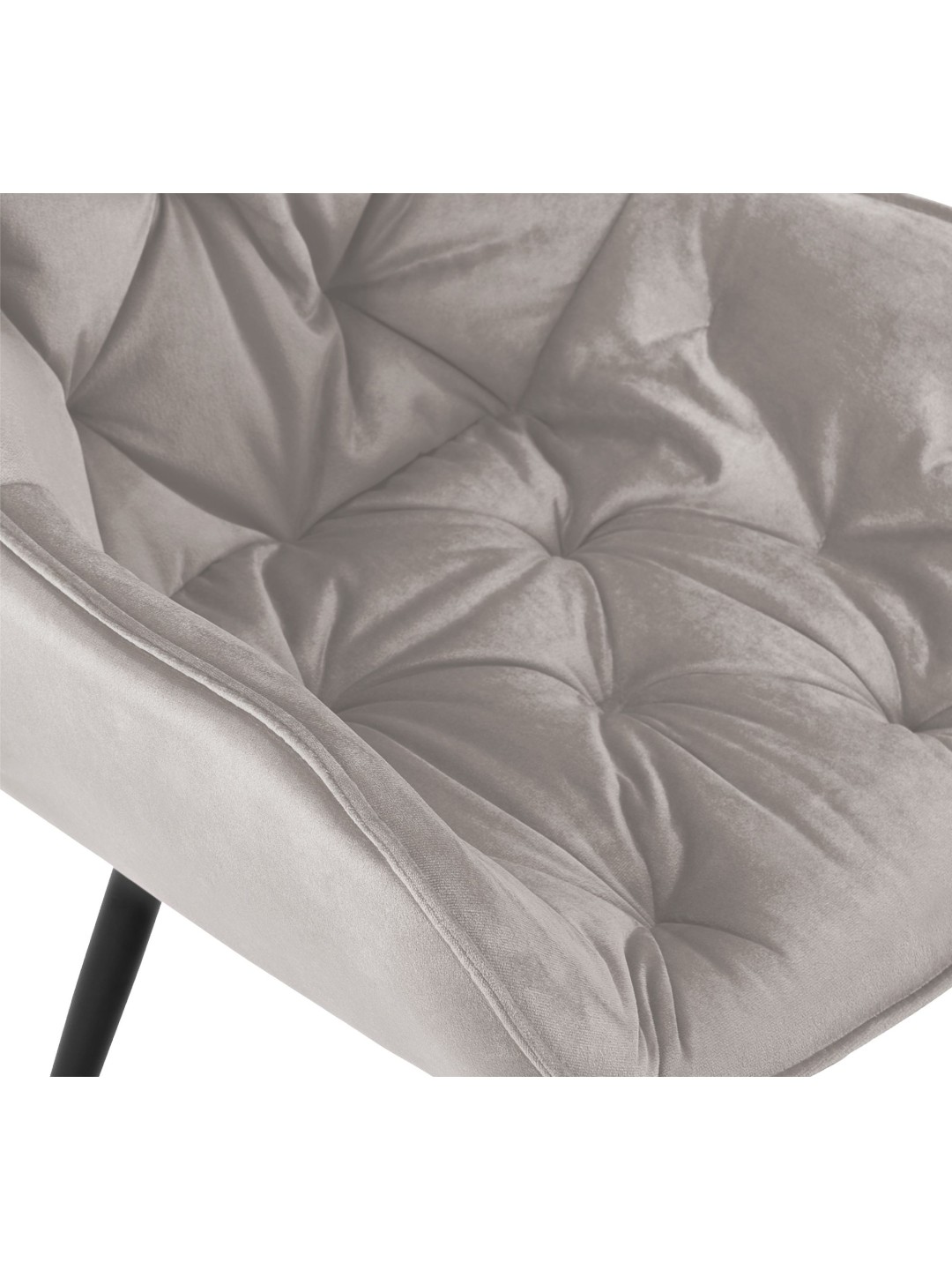 Stol Tanna Velvet, grå
