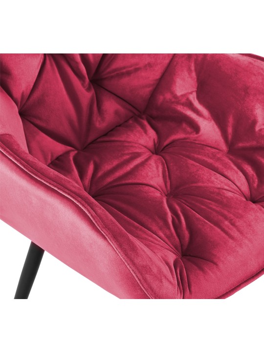Stol Tanna Velvet, rød