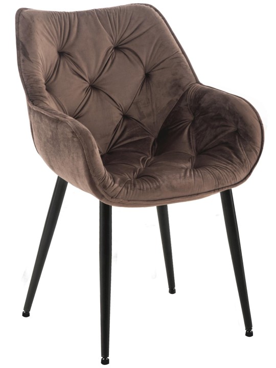 Stol Tanna Velvet, brun