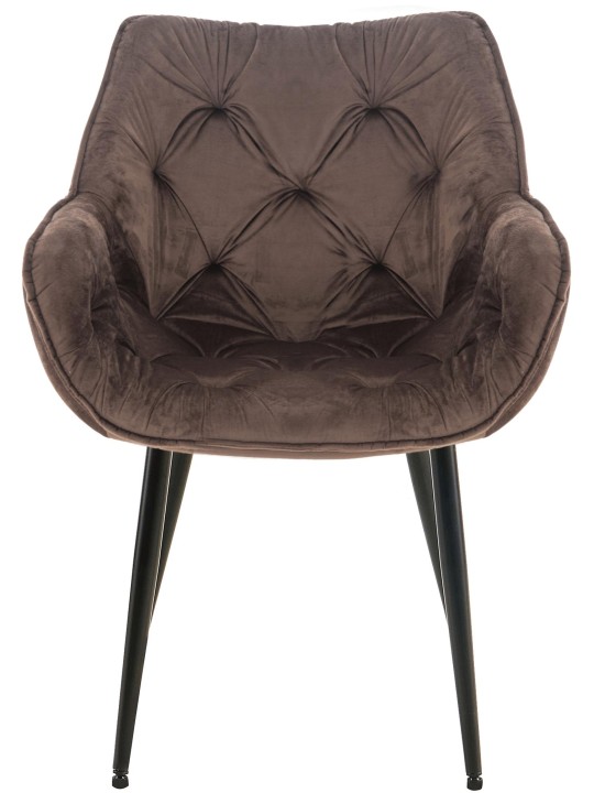 Stol Tanna Velvet, brun