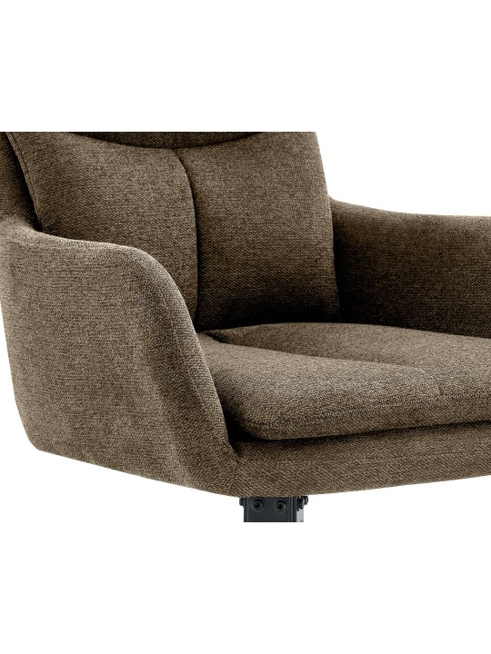 Spisestuestol Somers stof, brun