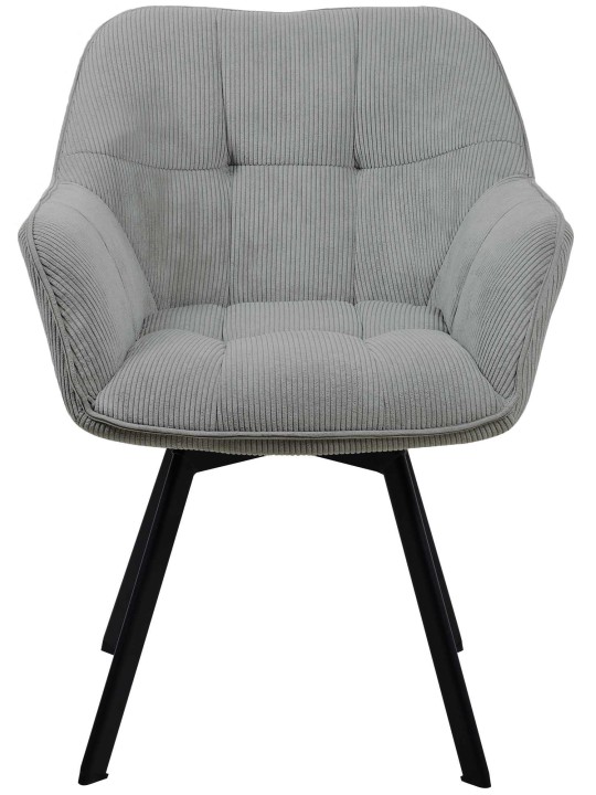 Spisestuestol Jordi Cord, grå
