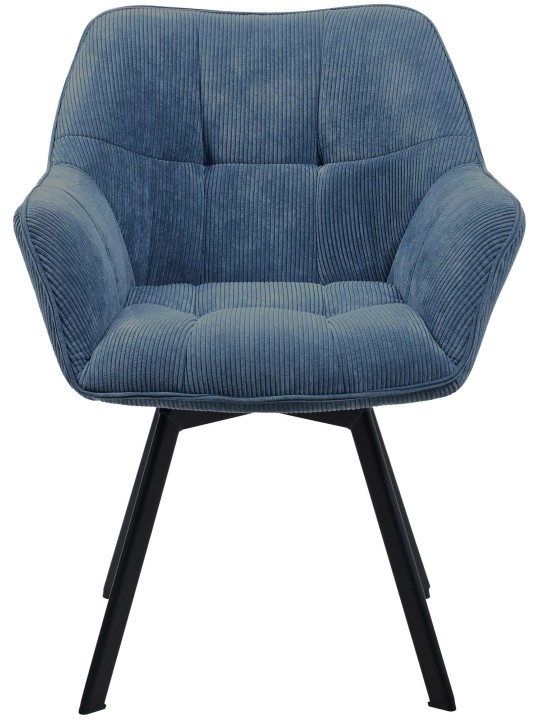 Spisestuestol Jordi Cord, blå