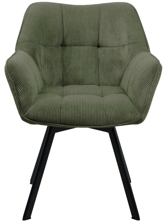 Spisestuestol Jordi Cord, grøn Spisestuestol Jordi Cord, grøn