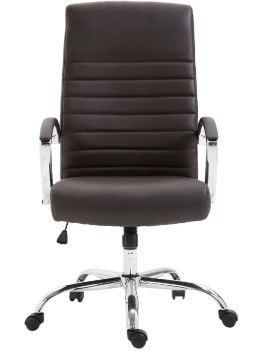 Kontorstol Valais imiteret læder, brun Kontorstol Valais imiteret læder, brun