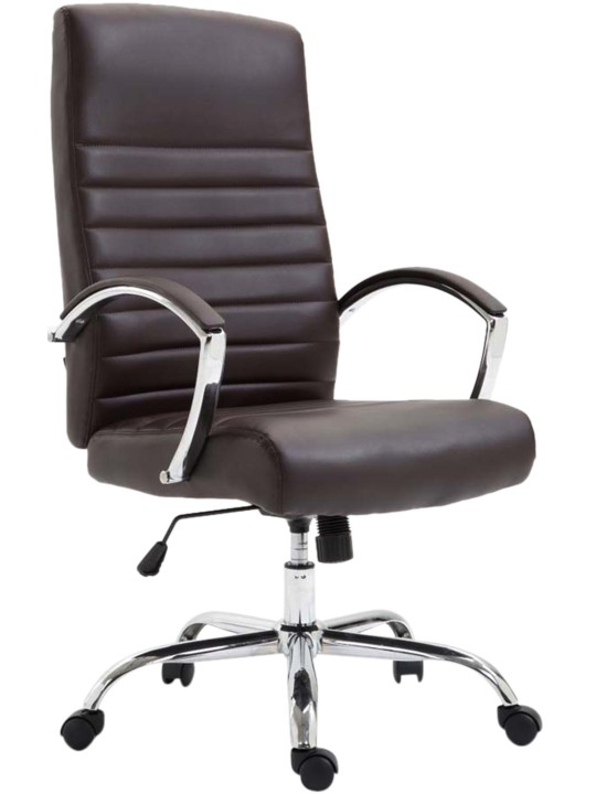 Kontorstol Valais imiteret læder, brun Kontorstol Valais imiteret læder, brun