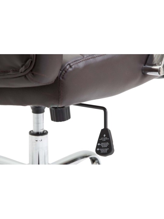 Kontorstol Valais imiteret læder, brun Kontorstol Valais imiteret læder, brun