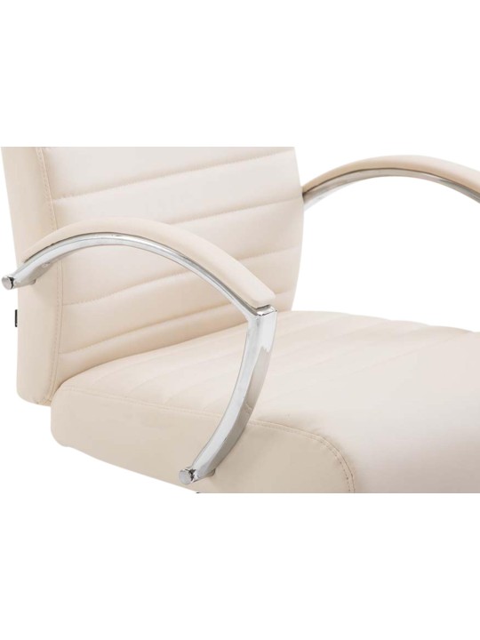 Kontorstol Valais imiteret læder, creme Kontorstol Valais imiteret læder, creme