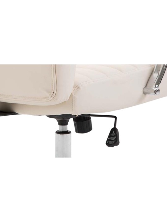 Kontorstol Valais imiteret læder, creme Kontorstol Valais imiteret læder, creme