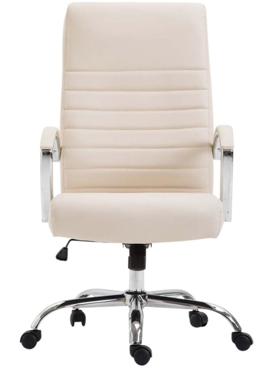 Kontorstol Valais imiteret læder, creme Kontorstol Valais imiteret læder, creme