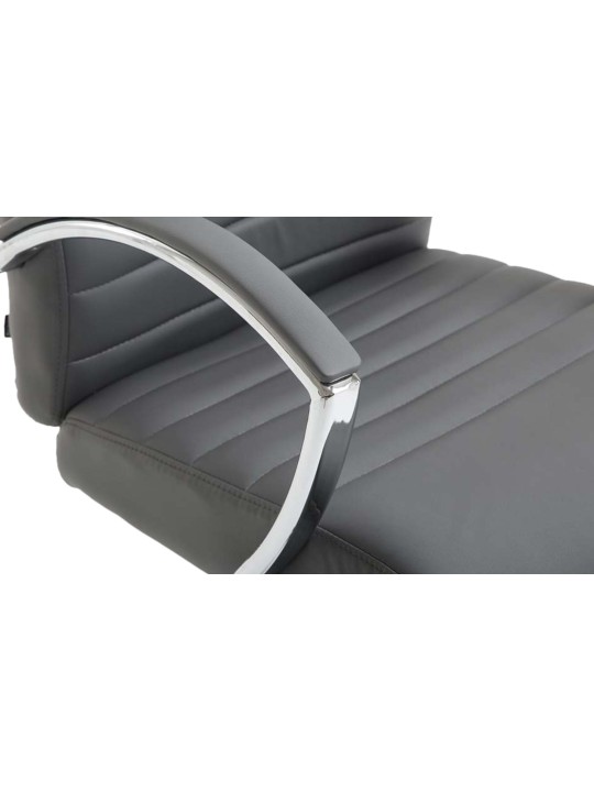 Kontorstol Valais imiteret læder, grå Kontorstol Valais imiteret læder, grå