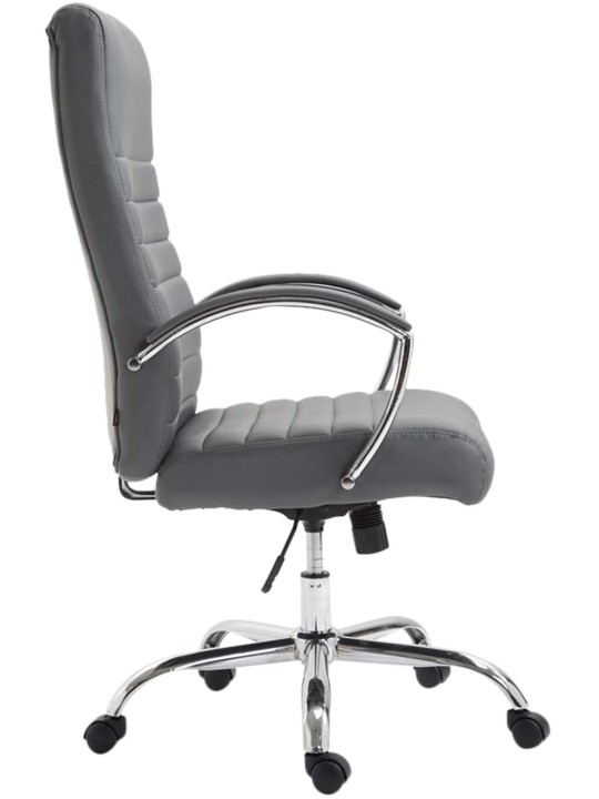 Kontorstol Valais imiteret læder, grå Kontorstol Valais imiteret læder, grå