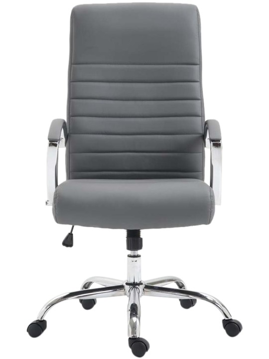 Kontorstol Valais imiteret læder, grå Kontorstol Valais imiteret læder, grå