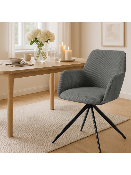 Olema Cord spisestuestol, grå Olema Cord spisestuestol, grå