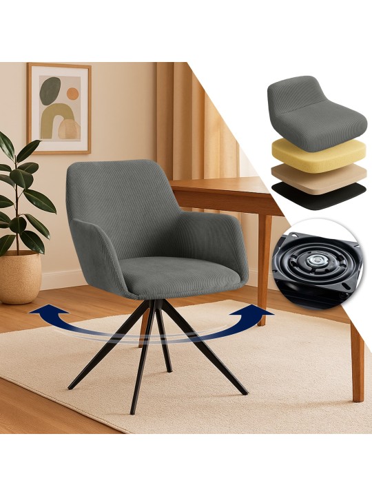 Olema Cord spisestuestol, grå Olema Cord spisestuestol, grå