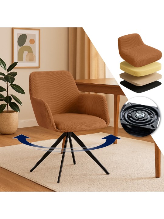 Olema Cord spisestuestol, orange