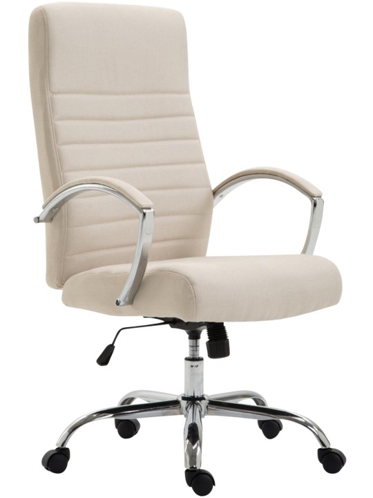Kontorstol Valais stof, creme