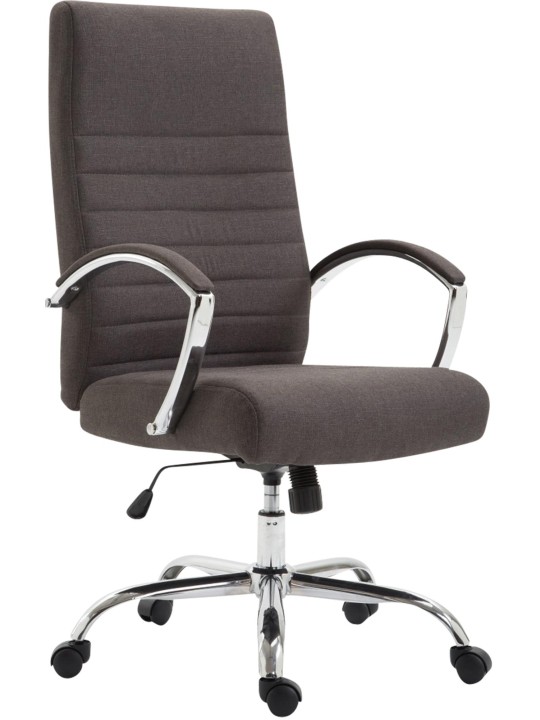 Kontorstol Valais stof, mørkegrå Kontorstol Valais stof, mørkegrå