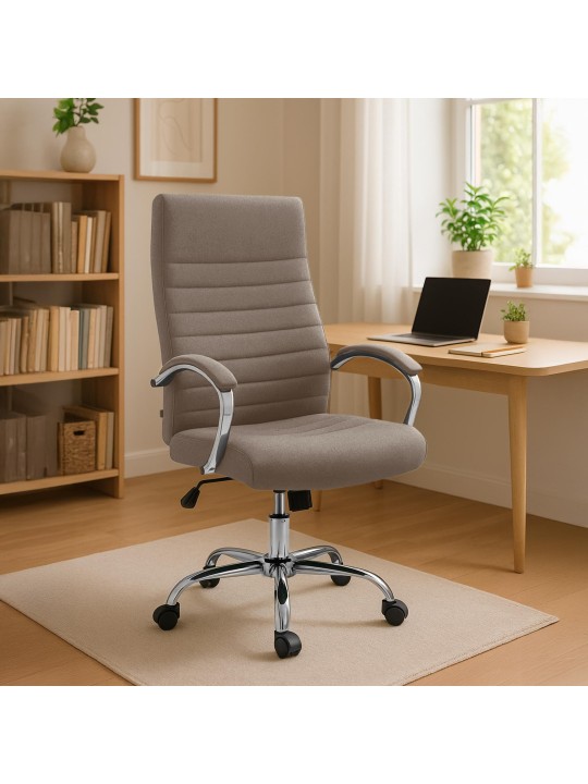 Kontorstol Valais stof, taupe