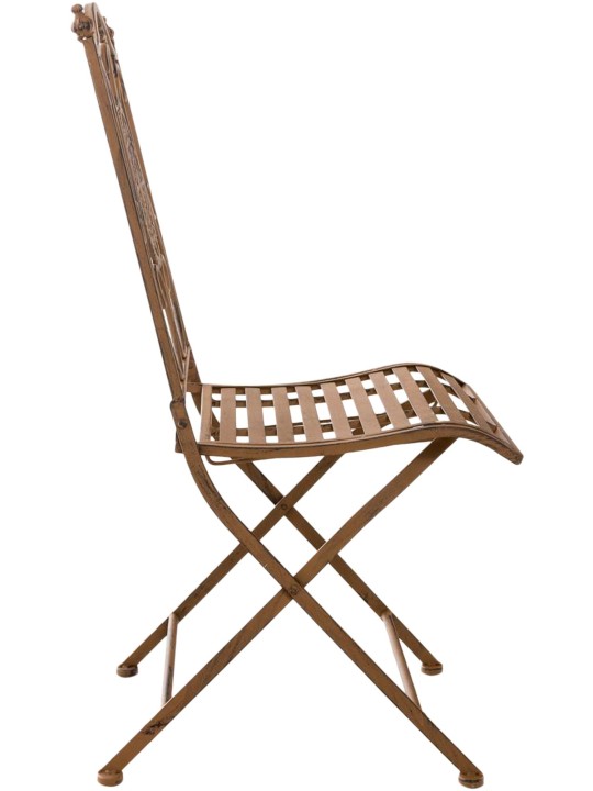 Sæt med 2 stole Sibell, antik brun