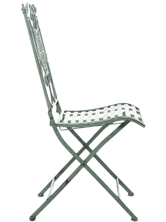 Sæt med 2 stole Sibell, antik grøn