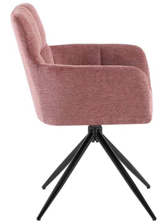 Sæt med 2 spisestuestole Jonah stof, rubinrød Sæt med 2 spisestuestole Jonah stof, rubinrød