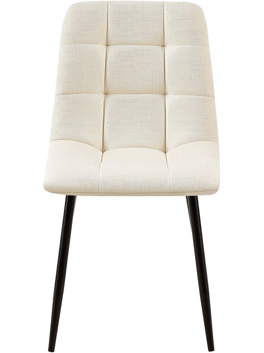 Spisestuestol Tilde stof, creme