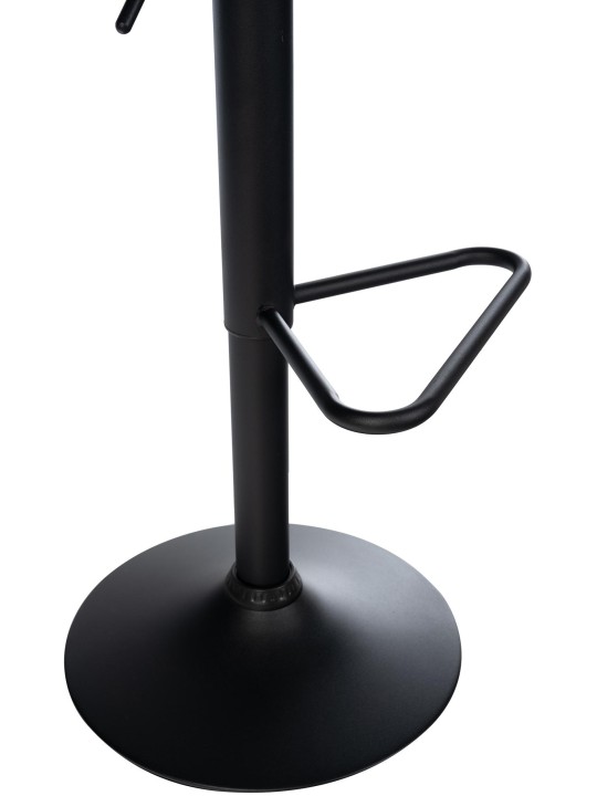 Sæt med 2 barstole Kasson velvet, sort