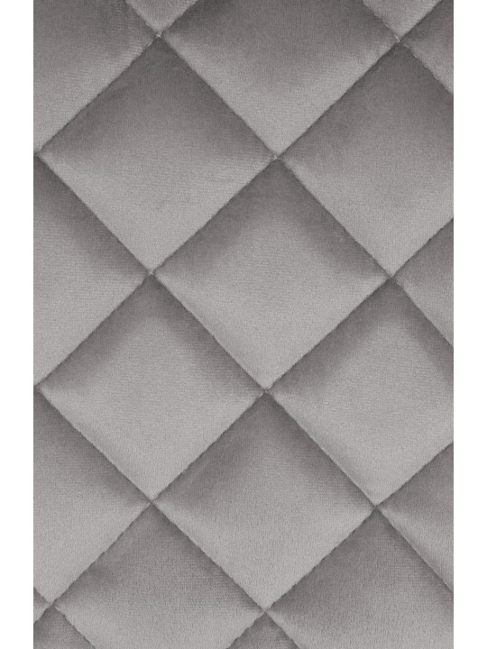 Sæt med 2 barstole Kasson velvet, grå