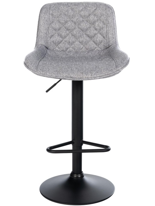 Sæt med 2 barstole Kasson stof, grå Sæt med 2 barstole Kasson stof, grå