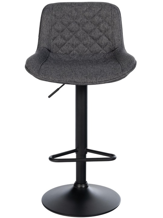 Sæt med 2 barstole Kasson stof, sort