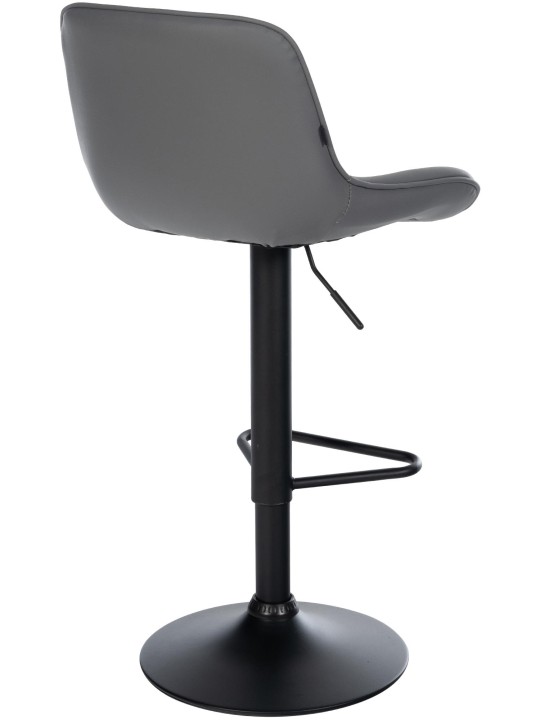 Sæt med 2 barstole Kasson imiteret læder, grå Sæt med 2 barstole Kasson imiteret læder, grå