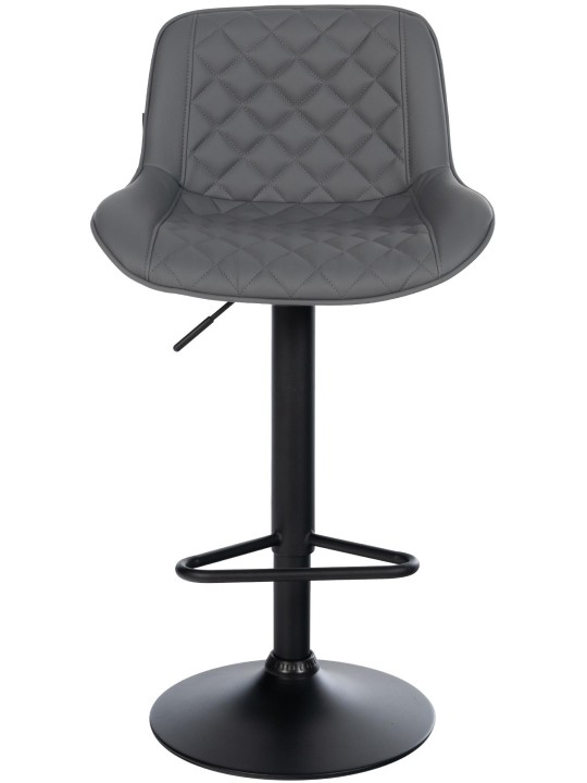 Sæt med 2 barstole Kasson imiteret læder, grå Sæt med 2 barstole Kasson imiteret læder, grå