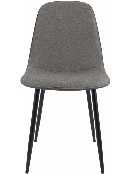 Spisebordsstol i Maryam-stof, lysegrå
